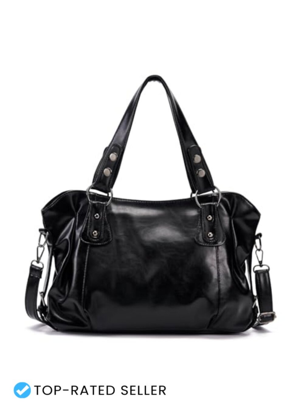 PU Leather Retro Y2K Satchel Purse Crossbody Bag Tote Handbag